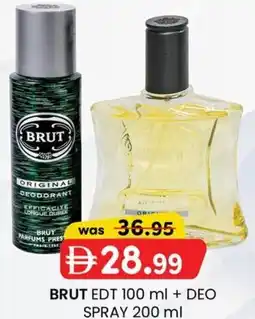 KM Trading Brut edt + deo spray offer