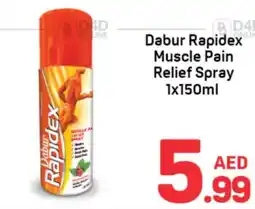 Day To Day Dabur Rapidex Muscle Pain Relief Spray offer