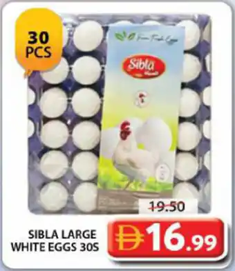 Grand Hyper Market Sibla large white eggs 30s offer