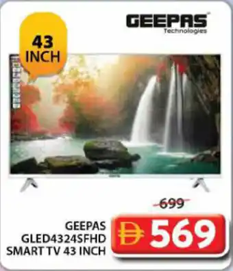 Grand Hyper Market Geepas GLED4324SFHD Smart TV offer