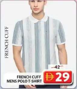 Grand Hyper Market French cuff mens polo t-shirt offer