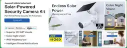 Lulu Hypermarket Solar Powered Security Camera Kit offer