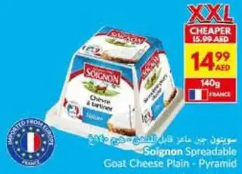 Viva Soignon Spreadable Goat Cheese Plain Pyramid offer