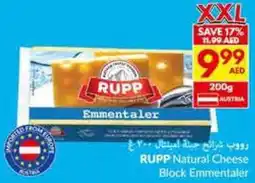 Viva RUPP Natural Cheese Block Emmentaler offer