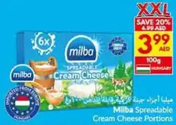 Viva Milba Spreadable Cream Cheese Portions offer