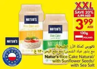 Viva Natur's Rice Cake Natural / with Sunflower Seeds / with Sea Salt offer