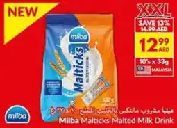 Viva Milba Malticks Malted Milk Drink 10's offer