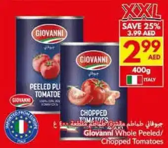 Viva Glovanni Whole Peeled / Chopped Tomatoes offer