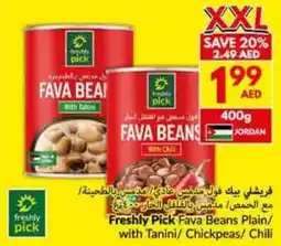 Viva Freshly Pick Fava Beans Plain / with Tanini / Chickpeas / Chili offer