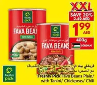 Viva Freshly Pick Fava Beans Plain / with Tanini / Chickpeas / Chili offer