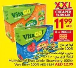Viva VitaGO! Apple 100% / Multivitamin Fruit Drink / Strawberry 100% / Very Berry 100% offer