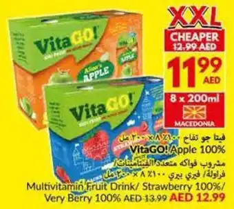 Viva VitaGO! Apple 100% / Multivitamin Fruit Drink / Strawberry 100% / Very Berry 100% offer
