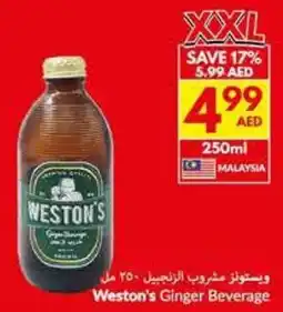 Viva Weston's Ginger Beverage offer