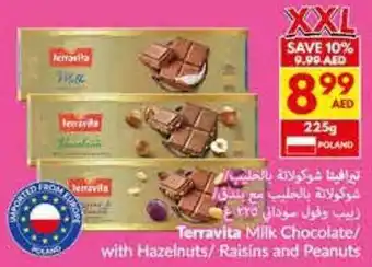 Viva Terravita Milk Chocolate / with Hazelnuts / Raisins and Peanuts offer