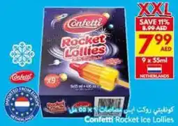 Viva Confetti Rocket Ice Lollies offer