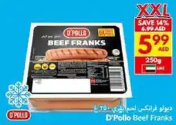 Viva D'Pollo Beef Franks offer