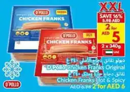 Viva D'Pollo Chicken Franks Original / Chicken Franks Hot & Spicy offer