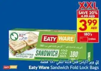 Viva Eaty Ware Sandwich Fold Lock Bags 180's offer