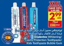 Viva Oradentex Whitening / Cavity Protection Toothpaste / Kids Toothpaste Bubble Gum offer