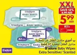 Viva B'adore Baby Wipes Extra Sensitive / Scented 82's offer