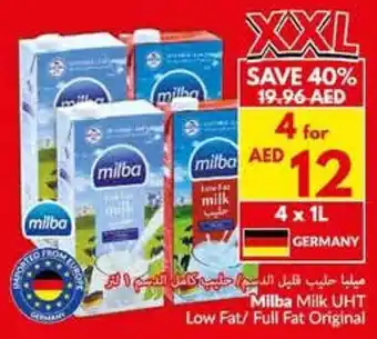 Viva Milba Milk UHT Low Fat / Full Fat Original offer