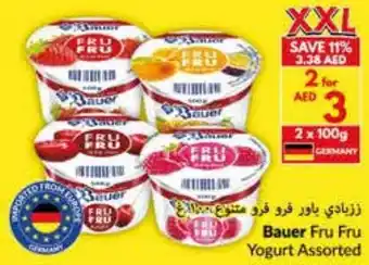 Viva Bauer Fru Fru Yogurt Assorted offer