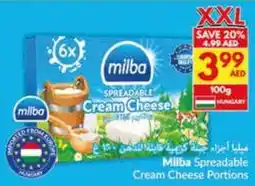 Viva Milba Spreadable Cream Cheese Portions offer