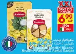 Viva Scolattolo Tortellini Ricotta / Raviolini 5 Cheeses / Ravioli Tomato offer