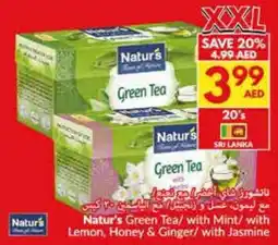 Viva Natur's Green Tea / with Mint / with Lemon, Honey & Ginger / with Jasmine 20's offer