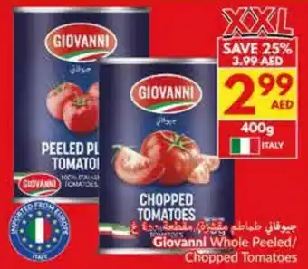 Viva Giovanni Whole Peeled / Chopped Tomatoes offer