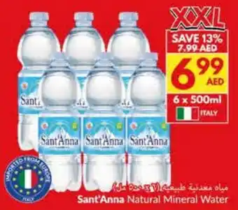 Viva Sant'Anna Natural Mineral Water offer