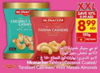 Viva Mcsnacker Tahina/Coconut Coated/ Tandoori Cashews/ Mint Masala Almonds offer