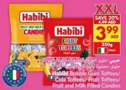 Viva Habibi Bubble Gum Toffees/ Cola Toffees/ Fruit Toffees/ Fruit and Milk Filled Candies offer