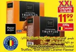 Viva Plaisir Quotidien Cocoa Dusted Truffles/ with Salted Caramel Flavour offer