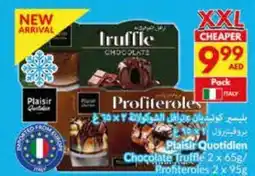 Viva Plaisir Quotidien Chocolate Truffle / Profiteroles offer