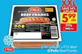 Viva D'Pollo Beef Franks offer