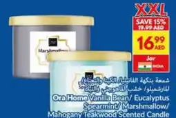 Viva Ora Home Vanilla Bean/ Eucalyptus Spearmint Marshmallow/ Mahogany Teakwood Scented Candle offer