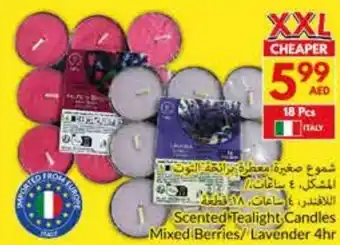 Viva Scented Tealight Candles Mixed Berries/ Lavender 4hr offer