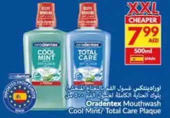 Viva Oradentex Mouthwash Cool Mint/ Total Care Plaque offer