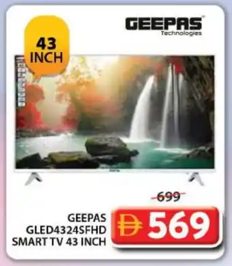 Grand Hyper Market GEEPAS Smart TV offer