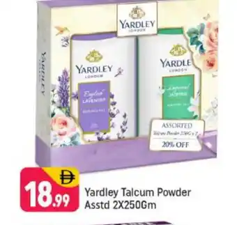 Shaklan YARDLEY Talcum Powder offer