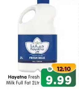 Al Madina Hypermarket HAYATNA Full Cream Milk offer