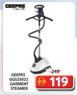 Grand Hyper Market GEEPAS Garment Steamer offer