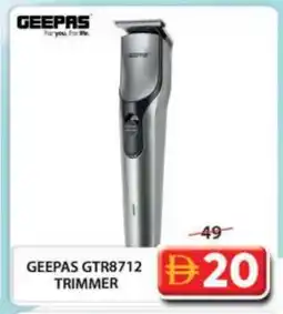 Grand Hyper Market GEEPAS Remover / Trimmer / Shaver offer