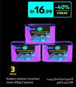 Carrefour Robert chicken lunchon meat offer