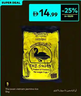 Carrefour The swan vietnam jasmine rice offer