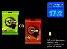 Carrefour Aurora Bright detergent powder assorted offer