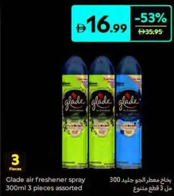 Carrefour Glade air freshener spray assorted offer