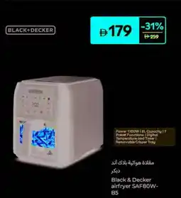 Carrefour Black & Decker Airfryer SAF80W- B5 offer