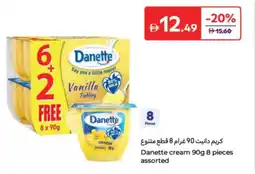 Carrefour Danette cream assorted offer